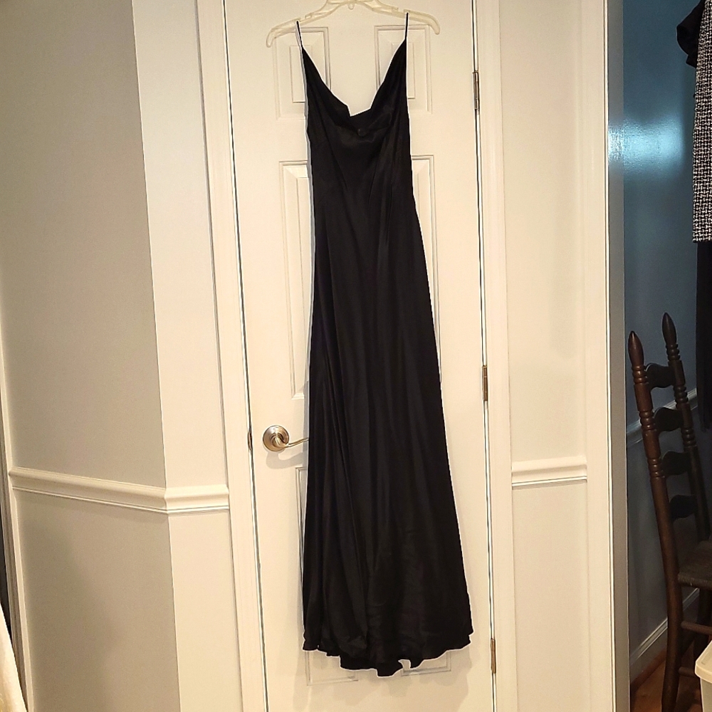LAUREN Black Prom Dress, Size 8